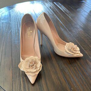 Kate Spade Nude/Pink Rose Heels Sz 6.5